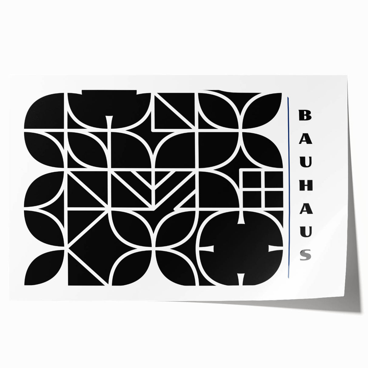 Bohemian Wall Art | Modern Monochrome Geometric Boho Canvas Print