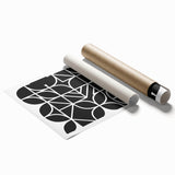 Bohemian Wall Art | Modern Monochrome Geometric Boho Canvas Print
