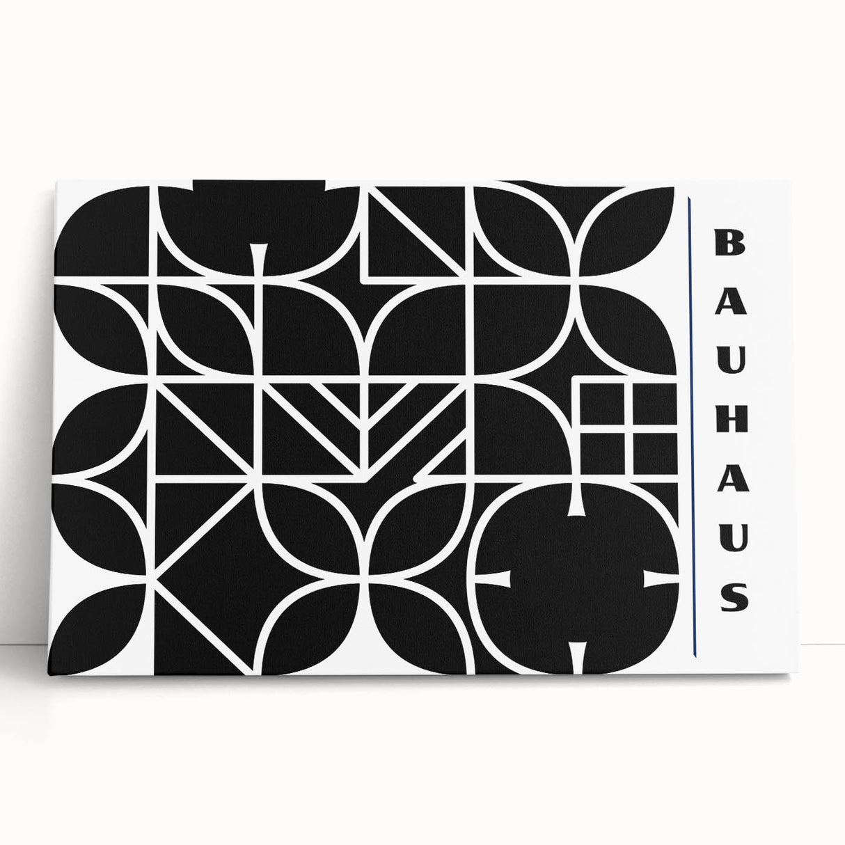 Bohemian Wall Art | Modern Monochrome Geometric Boho Canvas Print