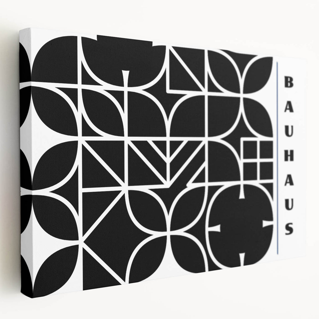 Bohemian Wall Art | Modern Monochrome Geometric Boho Canvas Print