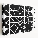 Bohemian Wall Art | Modern Monochrome Geometric Boho Canvas Print