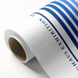 Bohemian Wall Art | Bauhaus Exhibition 1923 Boho Canvas | Blue Stripes