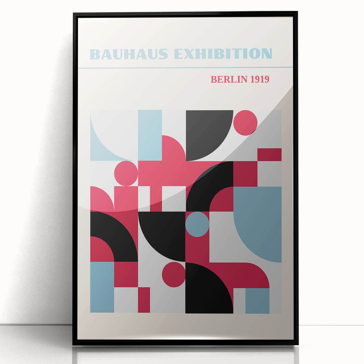 Bohemian Wall Art | Bauhaus Exhibition Berlin 1919 Boho Canvas | Abstract Print