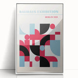 Bohemian Wall Art | Bauhaus Exhibition Berlin 1919 Boho Canvas | Abstract Print