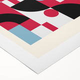 Bohemian Wall Art | Bauhaus Exhibition Berlin 1919 Boho Canvas | Abstract Print