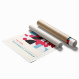 Bohemian Wall Art | Bauhaus Exhibition Berlin 1919 Boho Canvas | Abstract Print