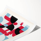 Bohemian Wall Art | Bauhaus Exhibition Berlin 1919 Boho Canvas | Abstract Print