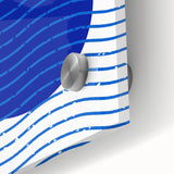 Bohemian Wall Art | Bauhaus Exhibition 1923 Boho Canvas | Blue Circle