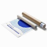 Bohemian Wall Art | Bauhaus Exhibition 1923 Boho Canvas | Blue Circle