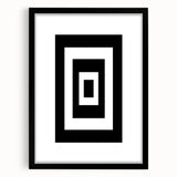 Bohemian Wall Art | Geometric Boho Decor Canvas | Eclectic Art Print