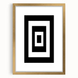 Bohemian Wall Art | Geometric Boho Decor Canvas | Eclectic Art Print