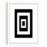 Bohemian Wall Art | Geometric Boho Decor Canvas | Eclectic Art Print