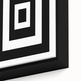 Bohemian Wall Art | Geometric Boho Decor Canvas | Eclectic Art Print