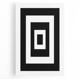 Bohemian Wall Art | Geometric Boho Decor Canvas | Eclectic Art Print