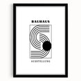 Bohemian Wall Art | Bauhaus-Inspired Eclectic Boho Canvas | Geometric Art Print