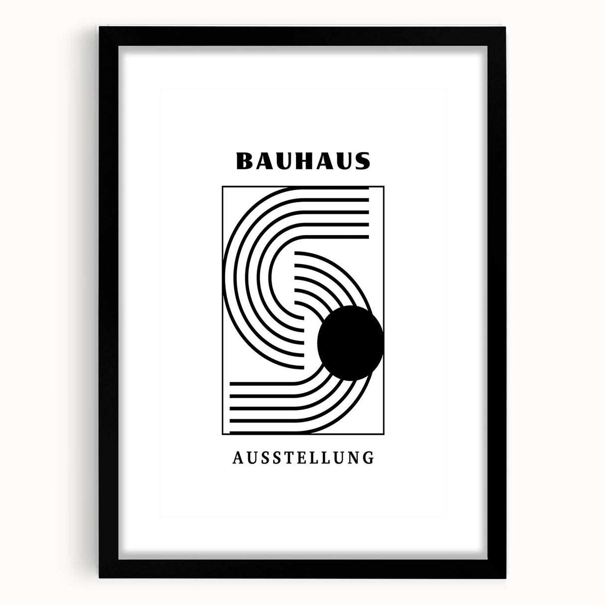 Bohemian Wall Art | Bauhaus-Inspired Eclectic Boho Canvas | Geometric Art Print