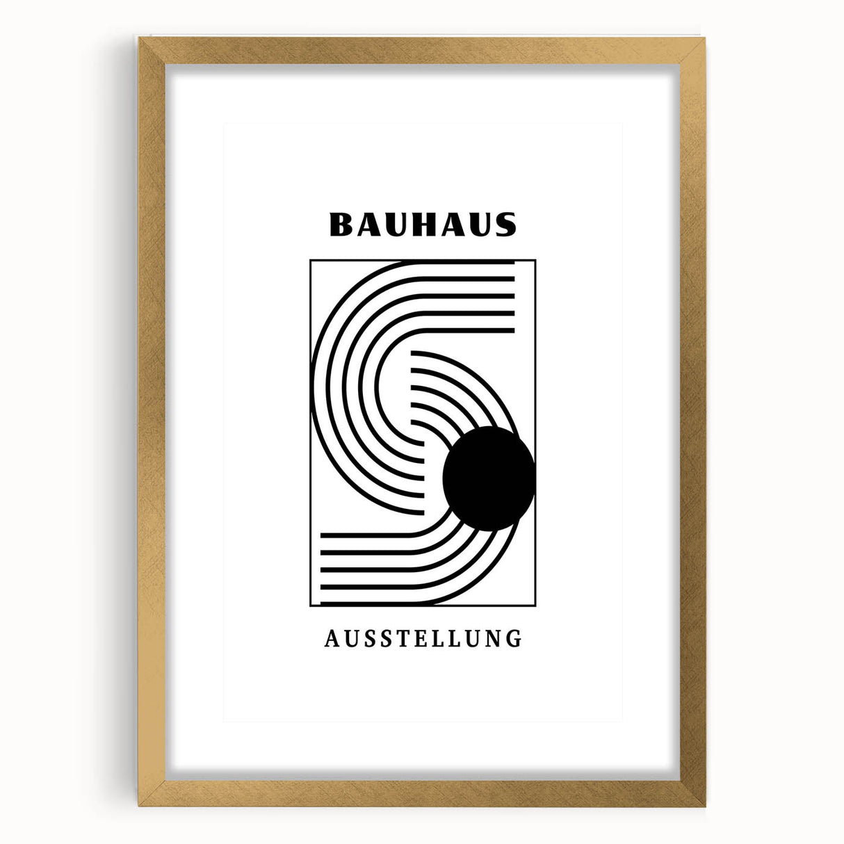 Bohemian Wall Art | Bauhaus-Inspired Eclectic Boho Canvas | Geometric Art Print