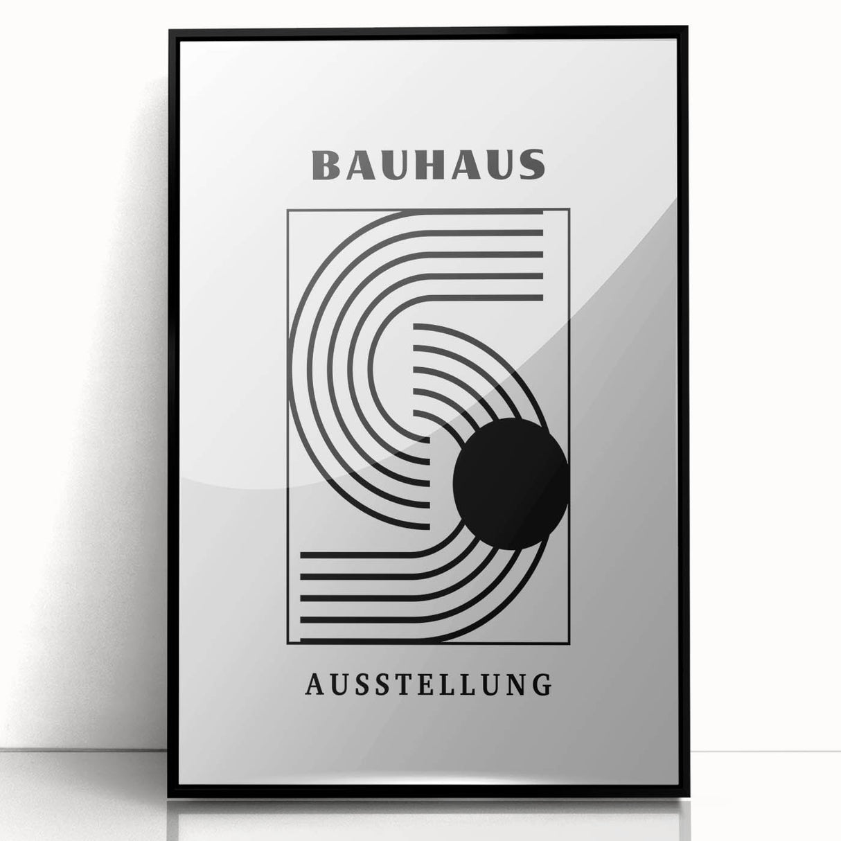 Bohemian Wall Art | Bauhaus-Inspired Eclectic Boho Canvas | Geometric Art Print