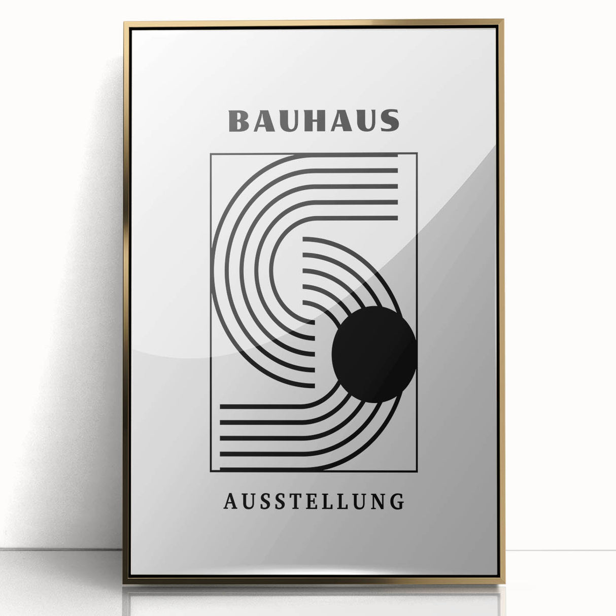 Bohemian Wall Art | Bauhaus-Inspired Eclectic Boho Canvas | Geometric Art Print