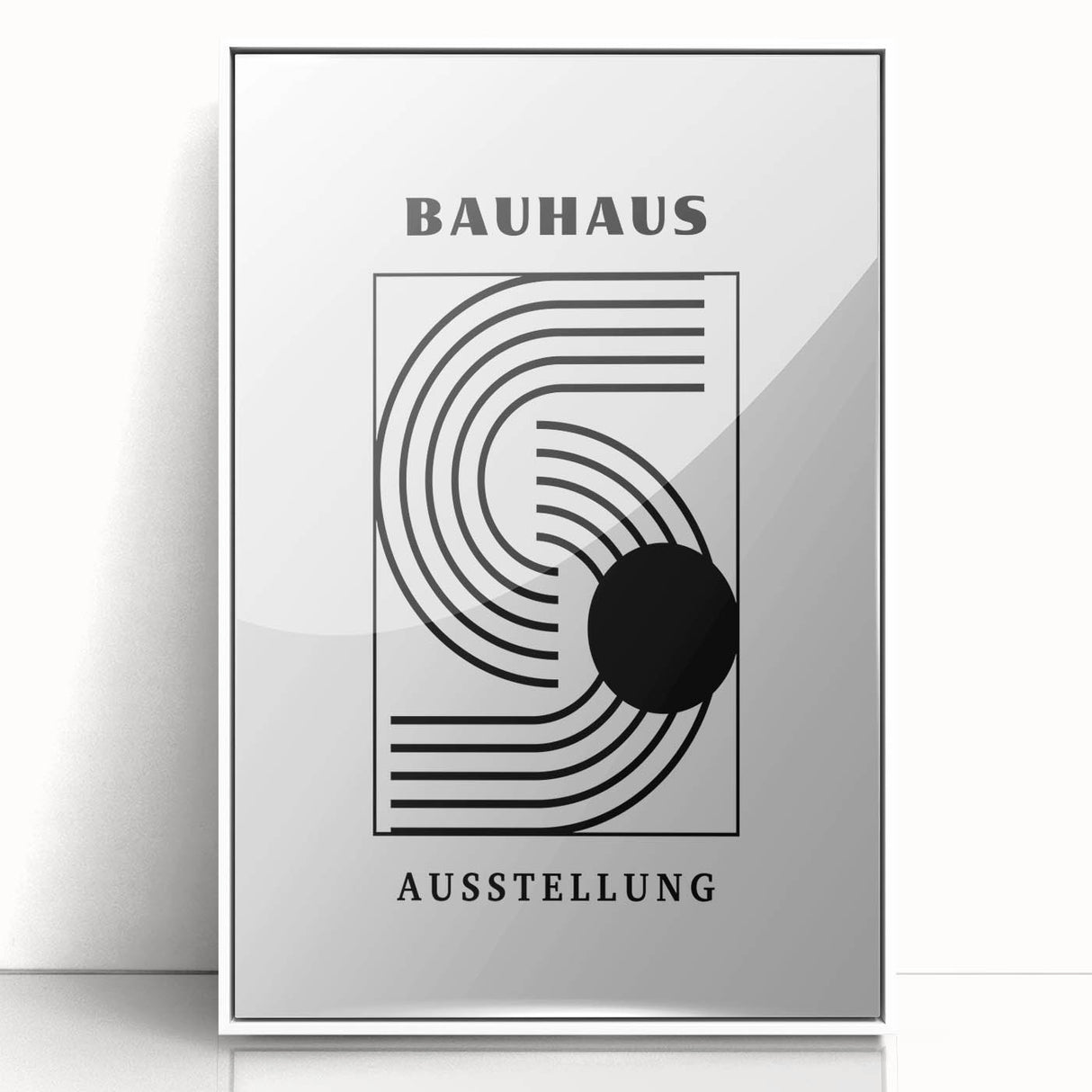 Bohemian Wall Art | Bauhaus-Inspired Eclectic Boho Canvas | Geometric Art Print