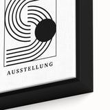 Bohemian Wall Art | Bauhaus-Inspired Eclectic Boho Canvas | Geometric Art Print