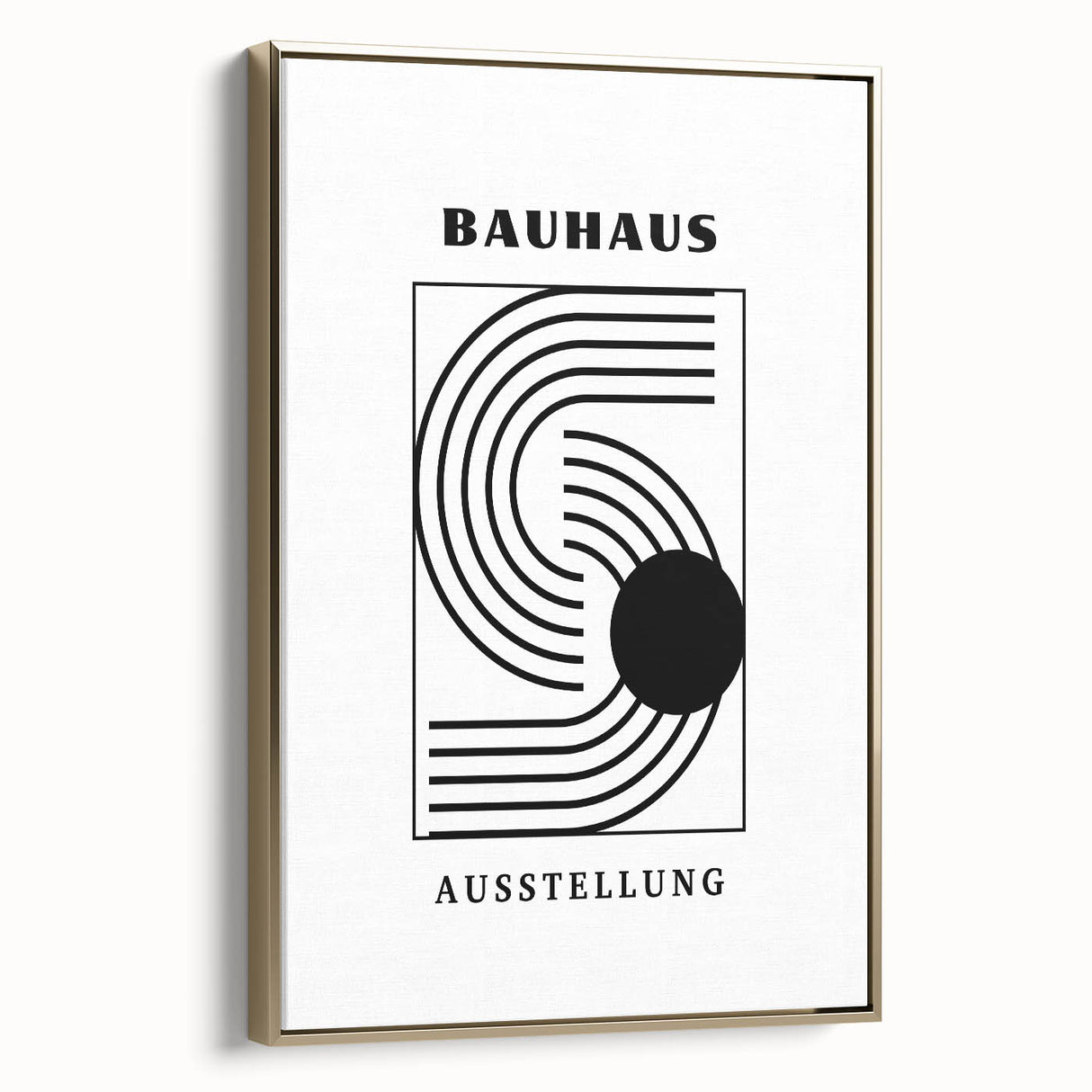Bohemian Wall Art | Bauhaus-Inspired Eclectic Boho Canvas | Geometric Art Print