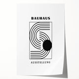 Bohemian Wall Art | Bauhaus-Inspired Eclectic Boho Canvas | Geometric Art Print