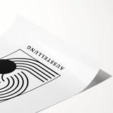 Bohemian Wall Art | Bauhaus-Inspired Eclectic Boho Canvas | Geometric Art Print