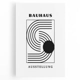 Bohemian Wall Art | Bauhaus-Inspired Eclectic Boho Canvas | Geometric Art Print