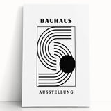 Bohemian Wall Art | Bauhaus-Inspired Eclectic Boho Canvas | Geometric Art Print