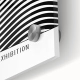 Bohemian Wall Art | Bauhaus-Inspired Wavy Boho Canvas | Eclectic Art Print