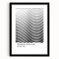 Bohemian Wall Art | Bauhaus-Inspired Wavy Boho Canvas | Eclectic Art Print