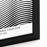 Bohemian Wall Art | Bauhaus-Inspired Wavy Boho Canvas | Eclectic Art Print