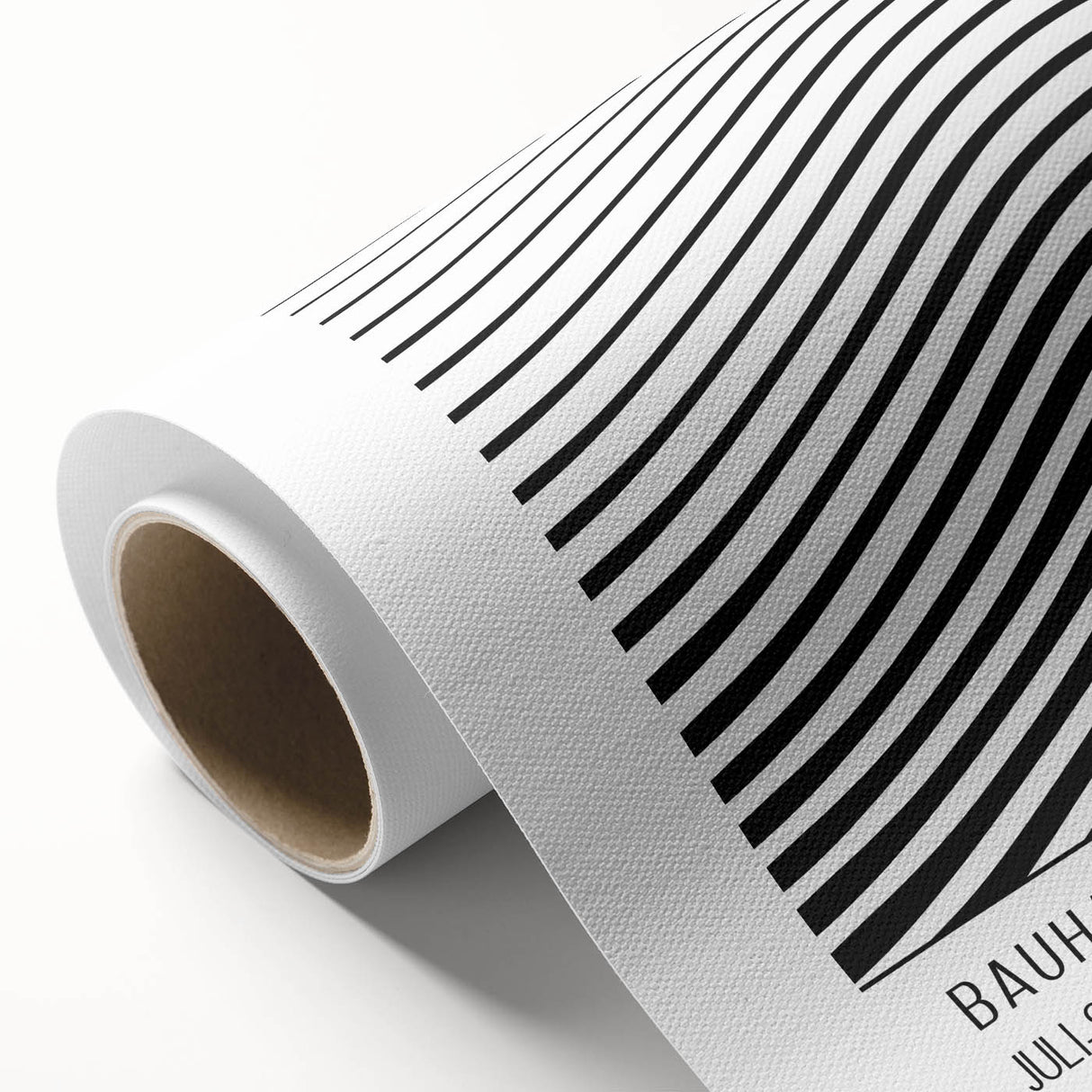 Bohemian Wall Art | Bauhaus-Inspired Wavy Boho Canvas | Eclectic Art Print