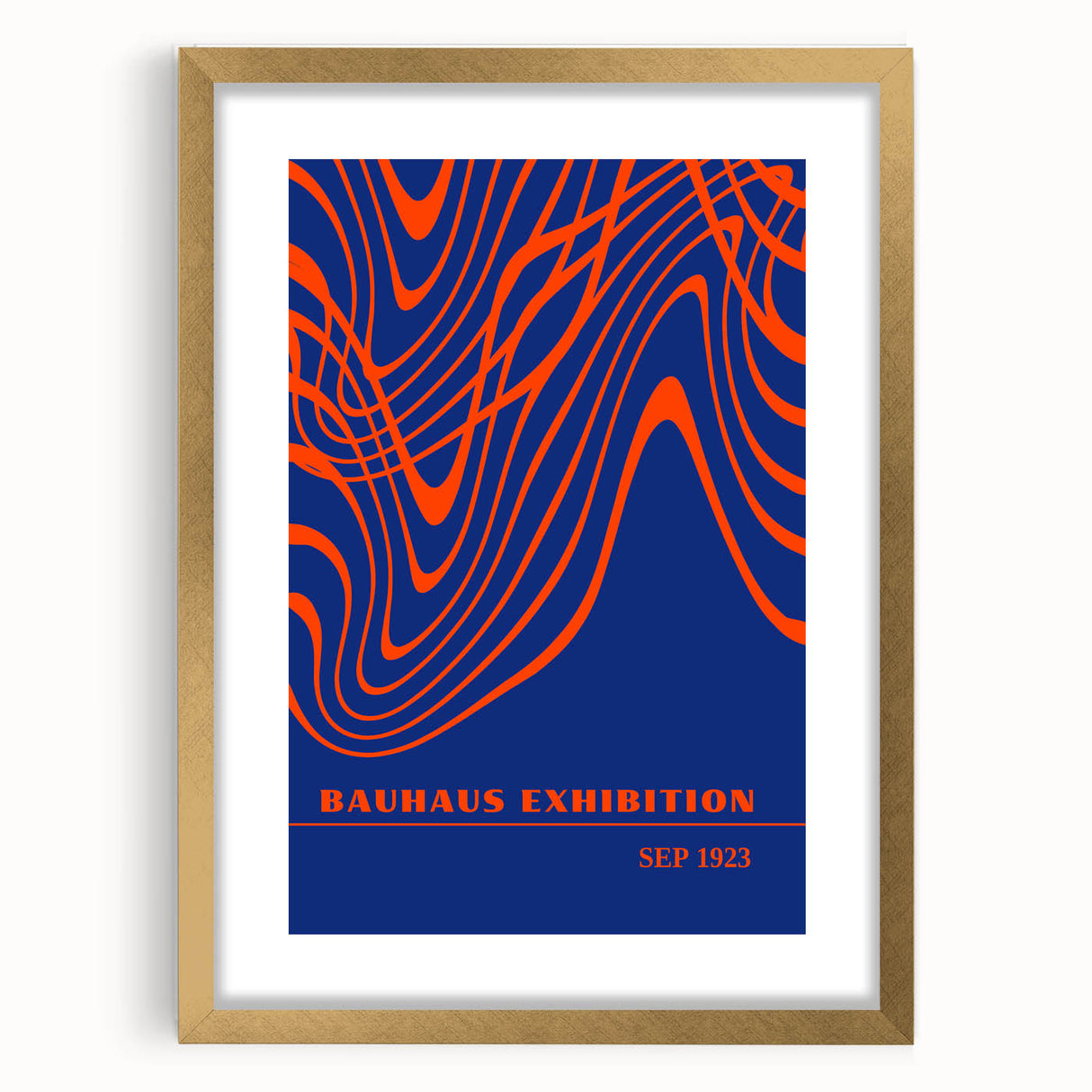 Bohemian Wall Art | Bauhaus Exhibition Sep 1923 Boho Canvas | Abstract Decor