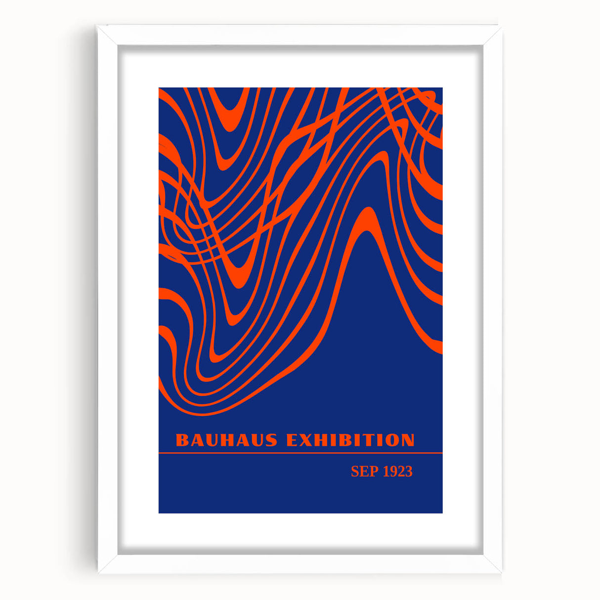 Bohemian Wall Art | Bauhaus Exhibition Sep 1923 Boho Canvas | Abstract Decor