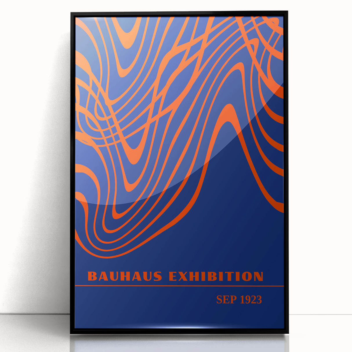 Bohemian Wall Art | Bauhaus Exhibition Sep 1923 Boho Canvas | Abstract Decor