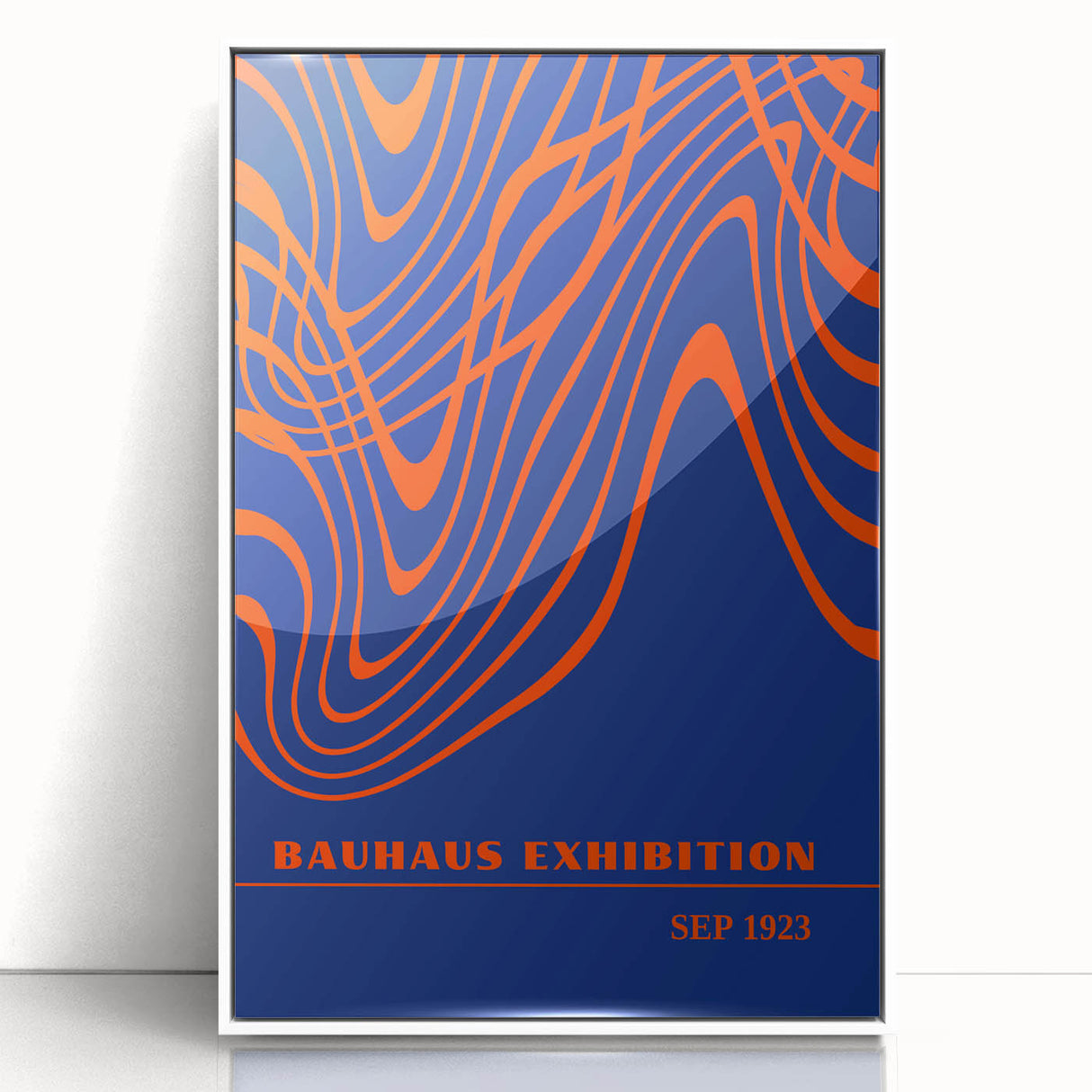 Bohemian Wall Art | Bauhaus Exhibition Sep 1923 Boho Canvas | Abstract Decor