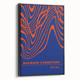 Bohemian Wall Art | Bauhaus Exhibition Sep 1923 Boho Canvas | Abstract Decor