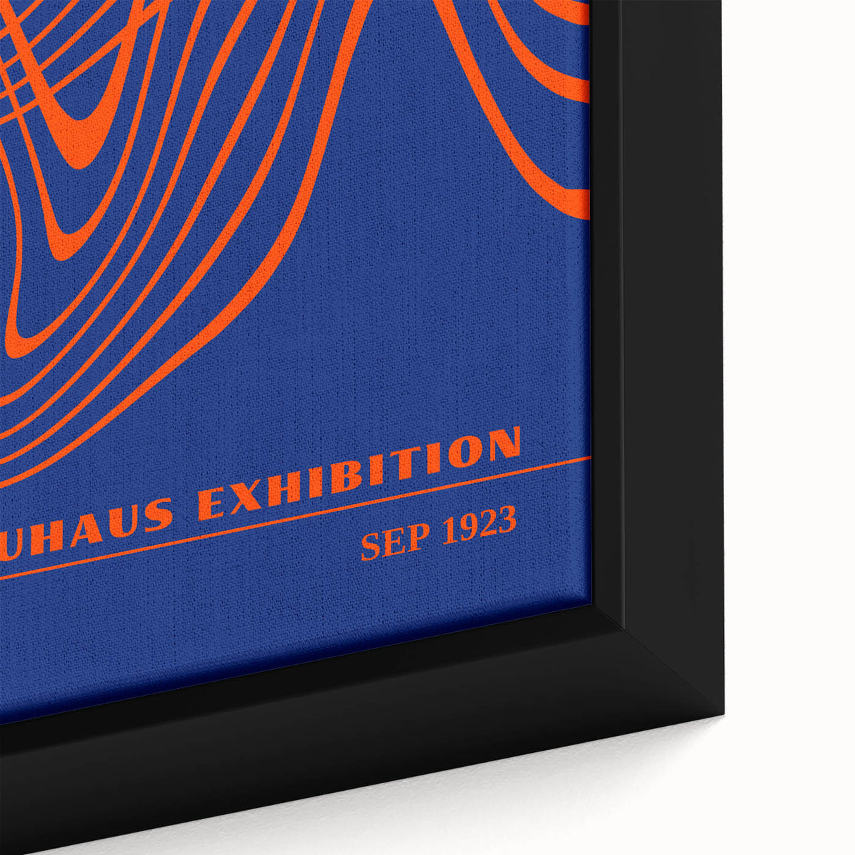 Bohemian Wall Art | Bauhaus Exhibition Sep 1923 Boho Canvas | Abstract Decor