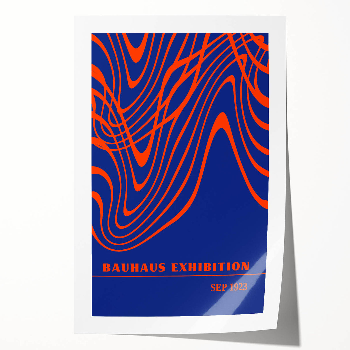 Bohemian Wall Art | Bauhaus Exhibition Sep 1923 Boho Canvas | Abstract Decor