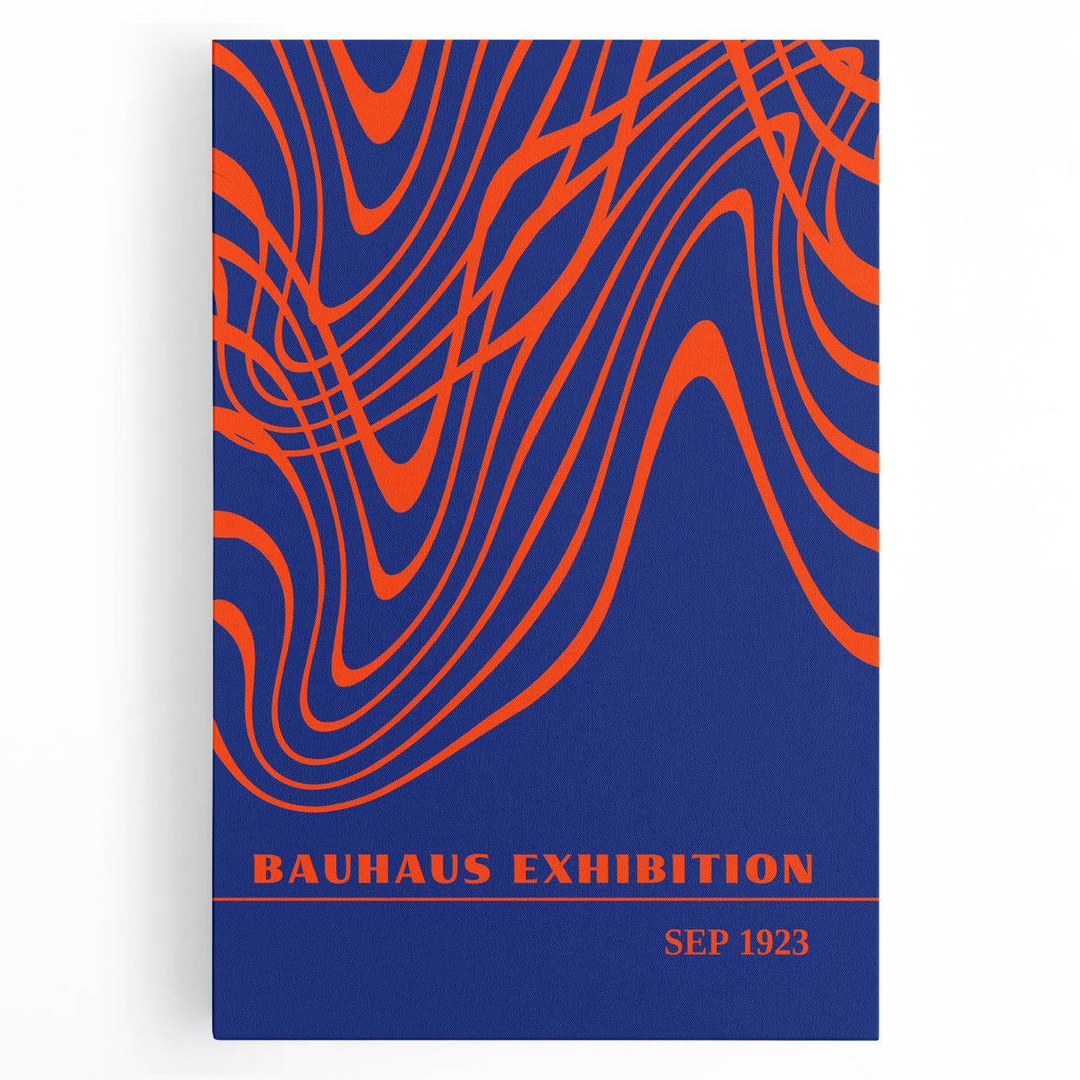 Bohemian Wall Art | Bauhaus Exhibition Sep 1923 Boho Canvas | Abstract Decor