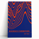 Bohemian Wall Art | Bauhaus Exhibition Sep 1923 Boho Canvas | Abstract Decor
