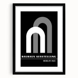 Bohemian Wall Art | Bauhaus-Inspired Arches Boho Canvas | Eclectic Art Print