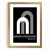 Bohemian Wall Art | Bauhaus-Inspired Arches Boho Canvas | Eclectic Art Print