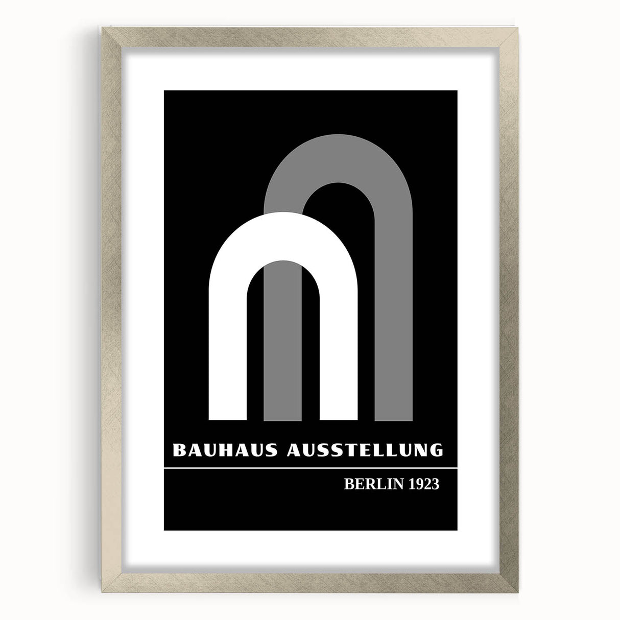 Bohemian Wall Art | Bauhaus-Inspired Arches Boho Canvas | Eclectic Art Print