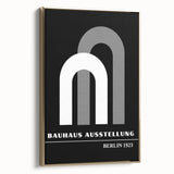 Bohemian Wall Art | Bauhaus-Inspired Arches Boho Canvas | Eclectic Art Print