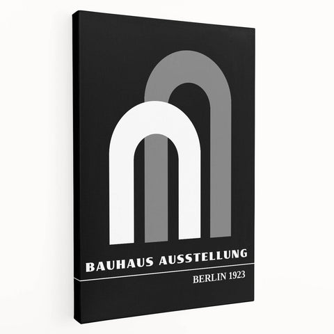 Bohemian Wall Art | Bauhaus-Inspired Arches Boho Canvas | Eclectic Art Print