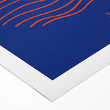 Bohemian Wall Art | Bauhaus Exhibition 1923 Boho Canvas | Wave Circle Art