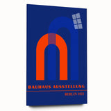 Bohemian Wall Art | Bauhaus Ausstellung 1923 Boho Canvas | Arch Shapes